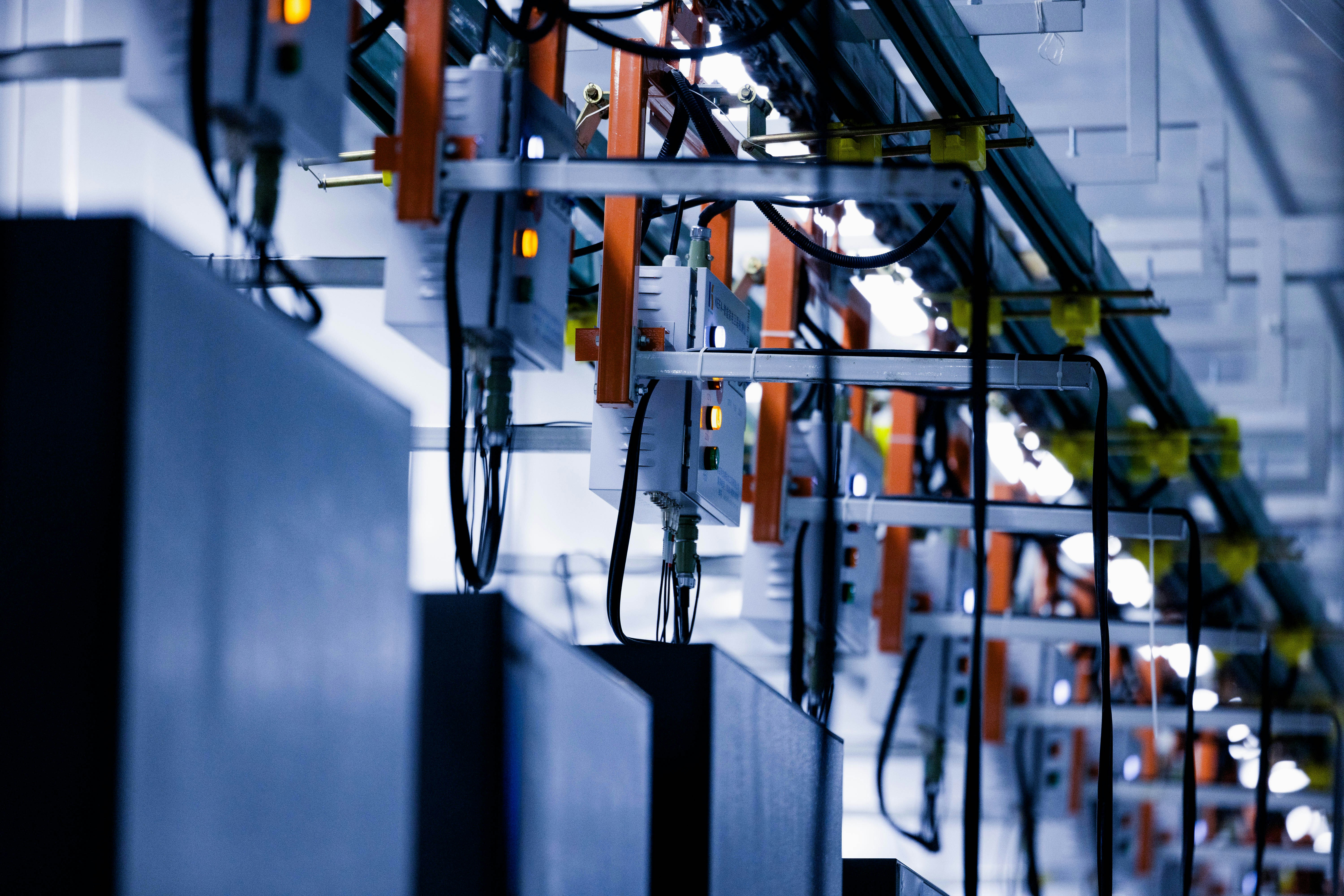 hero banner image representing a server room